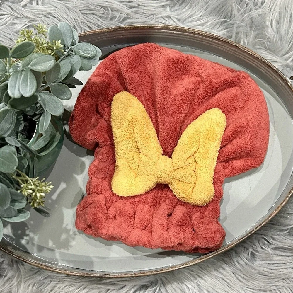 Super Absorbent Hair Towels Wrap for Wet Hair, Microfiber Hair Drying Towels-Cap